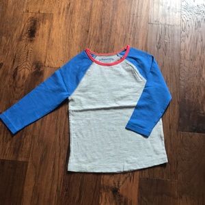 JohnnieB raglan girls top size 7-8